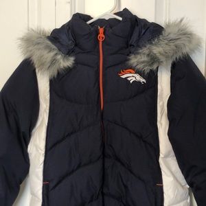 Women’s Reebok Denver Broncos Puffer Coat and Vest